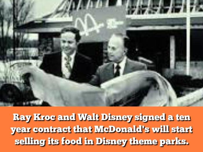 Ray kroc and walt disney